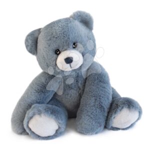 Plyšový medvídek Ours Oscar Blue Jean Histoire d’ Ours v dárkovém balení modrý 25 cm od 0 měsíců
