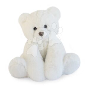 Plyšový medvídek Ours Oscar Ivory Histoire d’ Ours v dárkovém balení bílý 25 cm od 0 měsíců