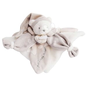 Plyšový medvídek k mazlení Bear Taupe Collector Doudou et Compagnie v dárkovém balení béžový 24 cm od 0 měsíců