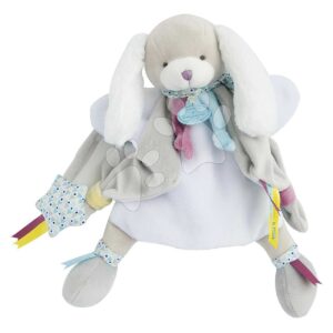 Plyšový pejsek na loutkové divadlo Dog Toopi Boy Hand Puppet Doudou et Compagnie hnědý 28 cm od 0 měsíců