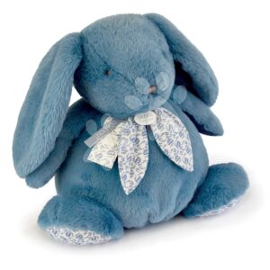 Plyšový zajíc Giant Bunny Blue Doudou et Compagnie modrý 42 cm od 0 měsíců