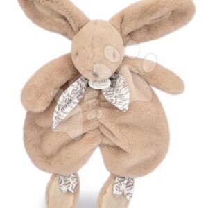 Plyšový zajíček na mazlení Bunny Comforter Sand Beige Doudou et Compagnie v dárkovém balení béžový 29 cm od 0 měsíců