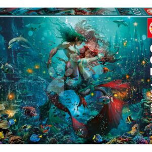 Puzzle Atlantis Educa 500 dílků a Fix lepidlo