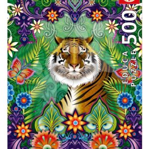 Puzzle Bengal Tiger Educa 500 dílků a Fix lepidlo