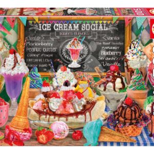 Puzzle Ice Cream Parlour Educa 500 dílků a Fix lepidlo
