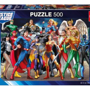 Puzzle Justice League DC Comics Educa 500 dílků a Fix lepidlo