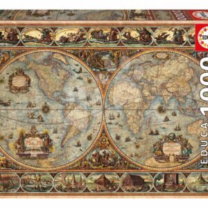 Puzzle Orbis Terrarum Educa 1000 dílků a Fix lepidlo