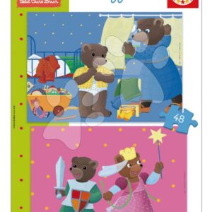 Puzzle Petit Ours Brun Educa 2 x 48 dílků od 4 let