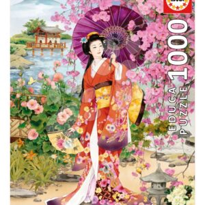 Puzzle Teien Haruyo Morita Educa 1000 dílků a Fix lepidlo