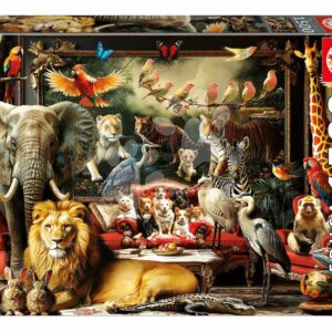 Puzzle The Animal Mansion Educa 1500 dílků a Fix lepidlo