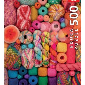 Puzzle Yarns Educa 500 dílků a Fix lepidlo