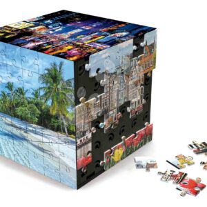 Puzzle cestovatelské 3D Cube Travel Educa 216 dílků od 8 let