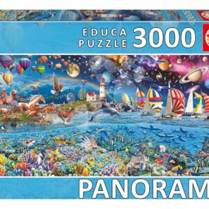 Puzzle panoramatické Life Panorama Educa 3000 dílků