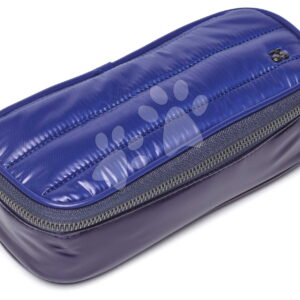 Školní penál na zip Pencil Box Puffer Blue Jeune Premier ergonomické luxusní provedení 22*7 cm