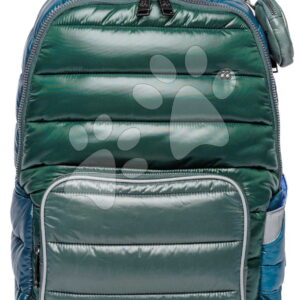 Školní taška batoh New Bobbie Puffer Green Jeune Premier ergonomické luxusní provedení 42*30 cm